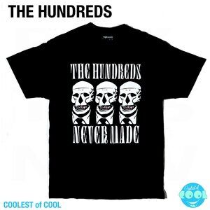 The HUNDREDS x Never Made tshirt black size Large 3 smiling Skull tee Streetwear